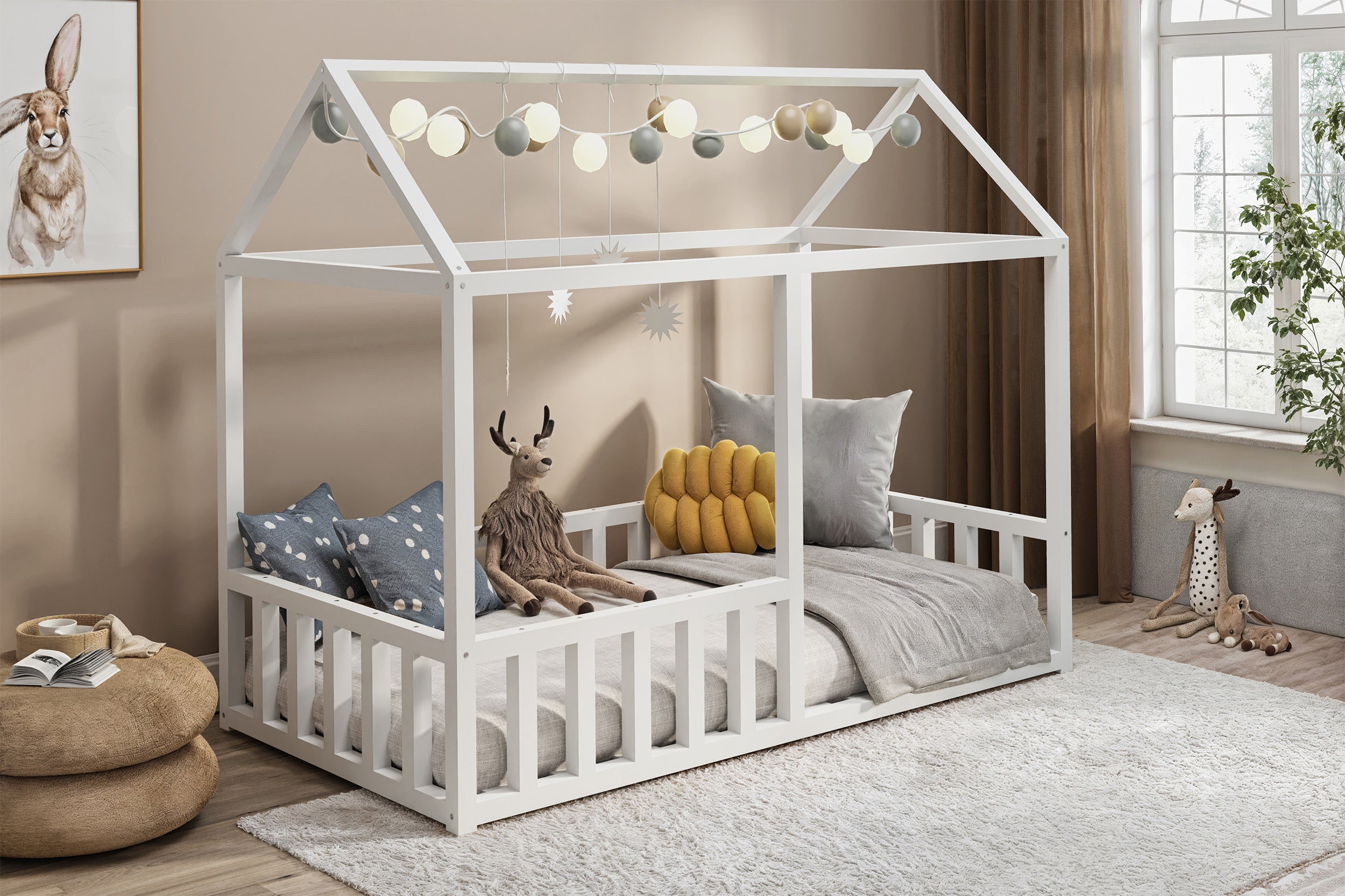 selsey-vistena-hausbett-75x160-cm-mit-matratze-wei image 4