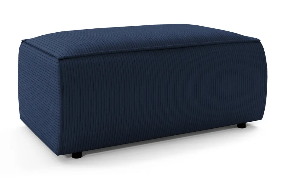 selsey-farese-ottoman-pouf-dunkelblauer-cordstoff image 1
