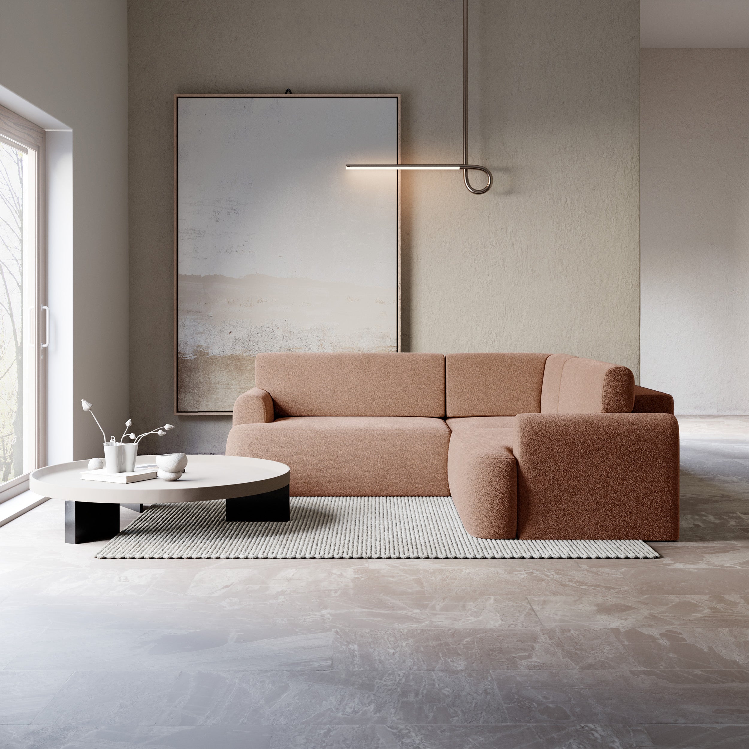 selsey-kaveo-ecksofa-mit-schlaffunktion-l-f-rmig-universell-pfirsich-chenille image 2