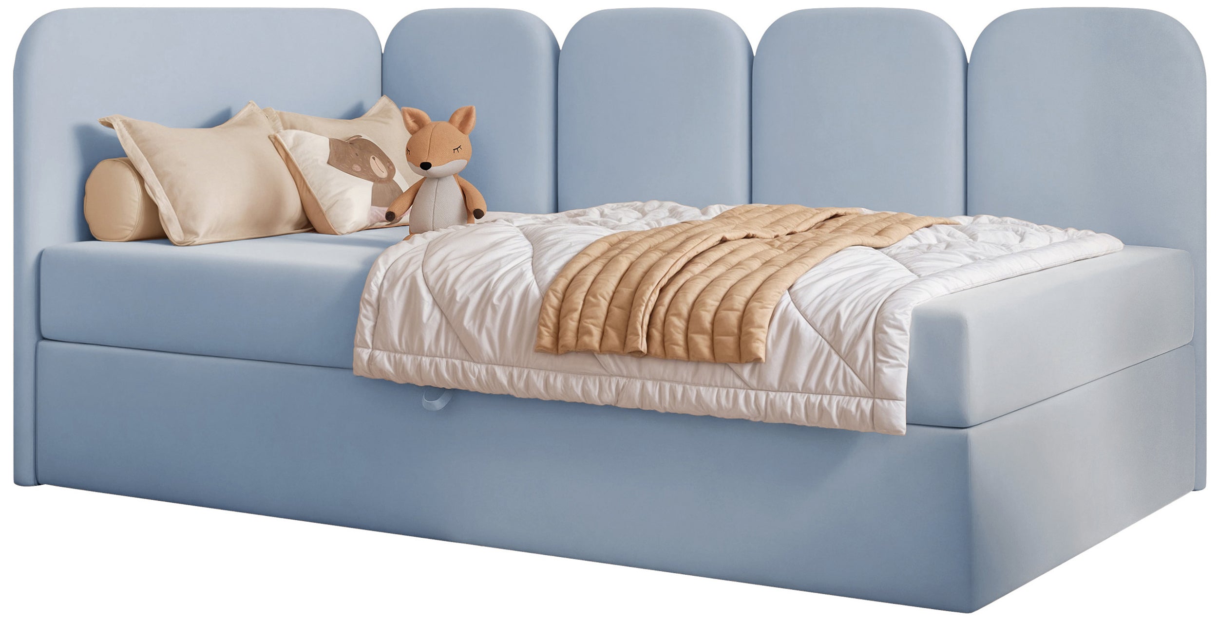 selsey-jugendbett-nubini-90x200-cm-linksseitig-mit-stauraum-hellblauer-wasserabw image 1