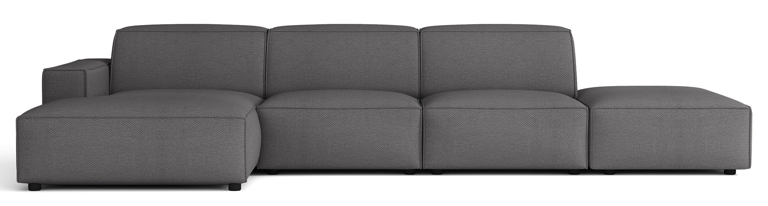 selsey-sellmo-modulares-ecksofa-l-form-links-mit-hocker-dunkelgrau-chenille-hydr image 1