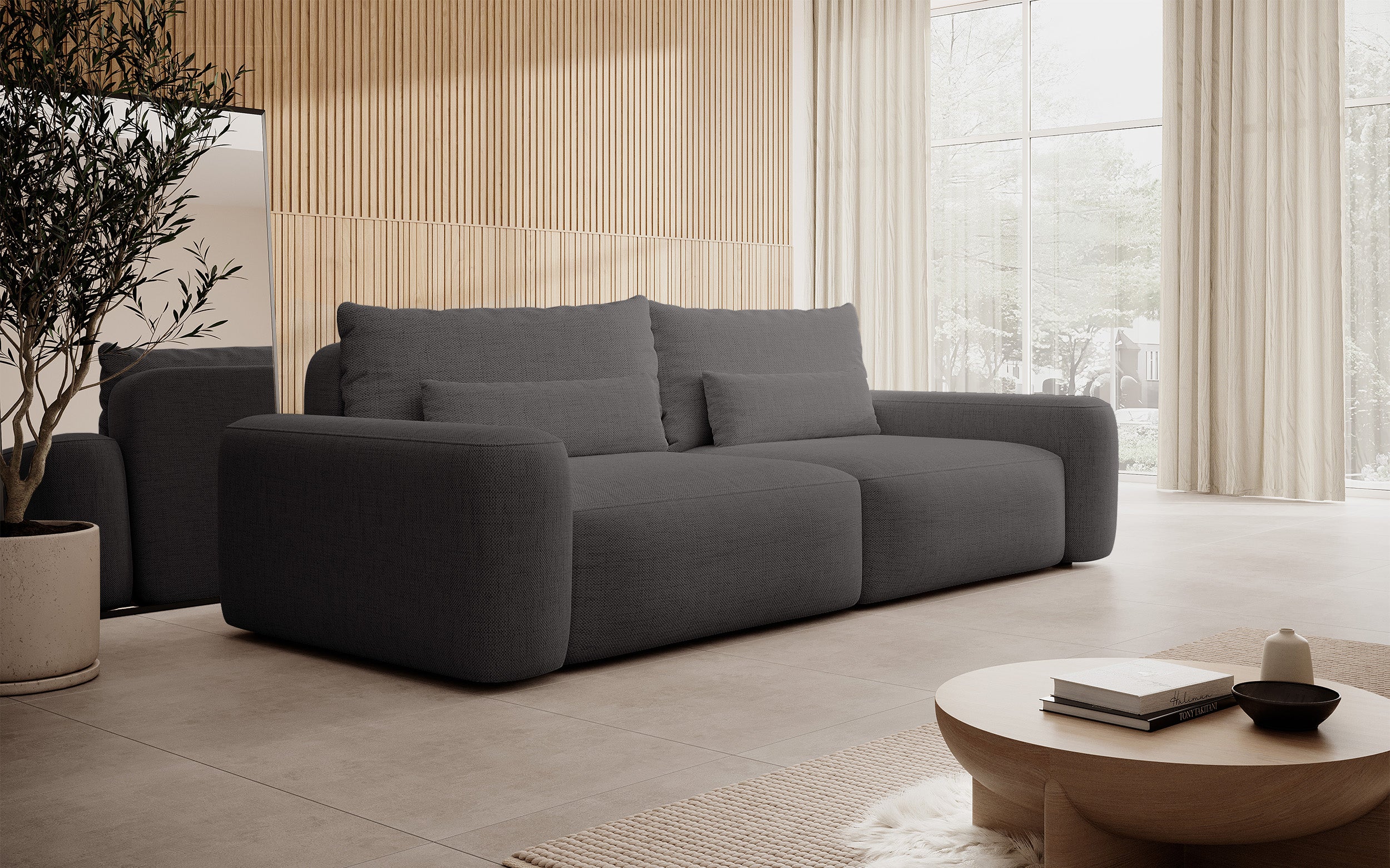 selsey-carnos-dreisitziges-ausklappbares-sofa-dunkelgrau-chenille-hydrophob image 2