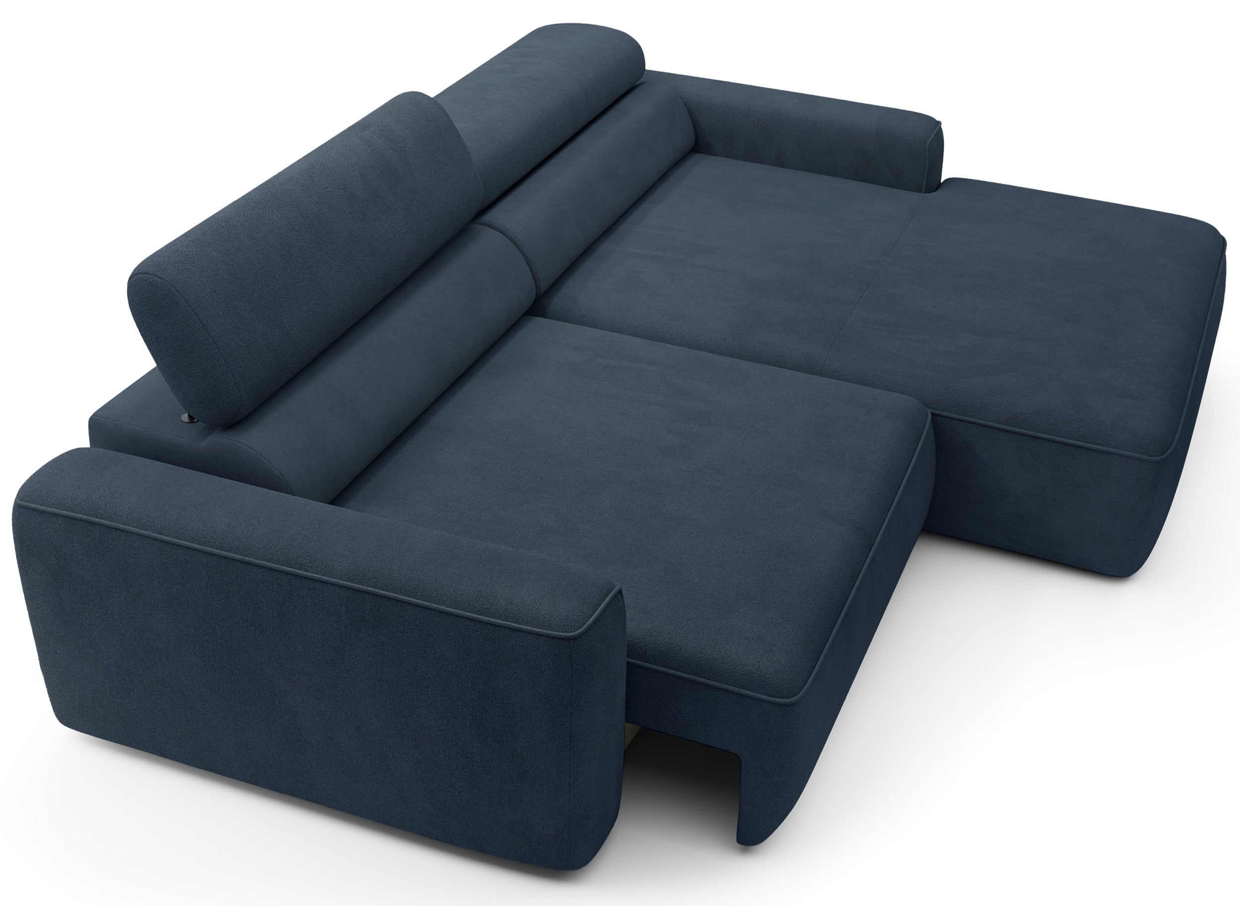 selsey-fando-ecksofa-mit-elektrischem-auszug-l-form-rechts-blauer-samt image 3