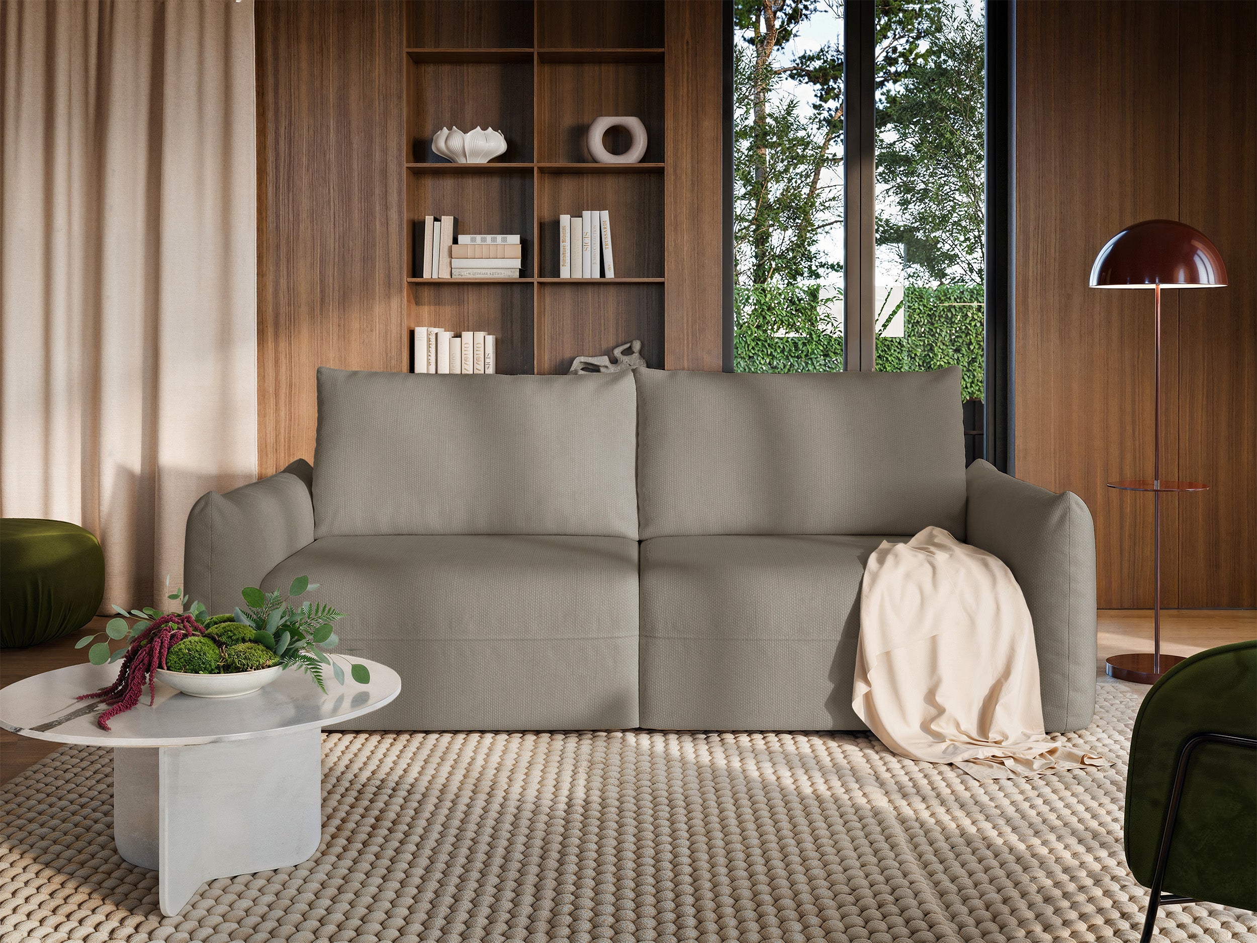 selsey-theolla-dreisitzer-schlafsofa-beige-chenille-mit-stauraum-dl-funktion image 2