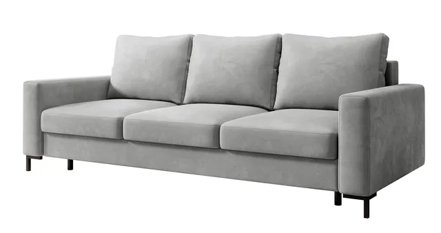 selsey-mokpeo-dreisitziges-ausklappbares-sofa-mit-stauraum-hellgrau-samt image 1