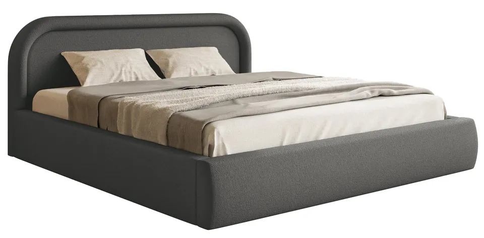 selsey-ruvi-gepolstertes-bett-160x200-cm-mit-stauraum-graphit-chenille image 1