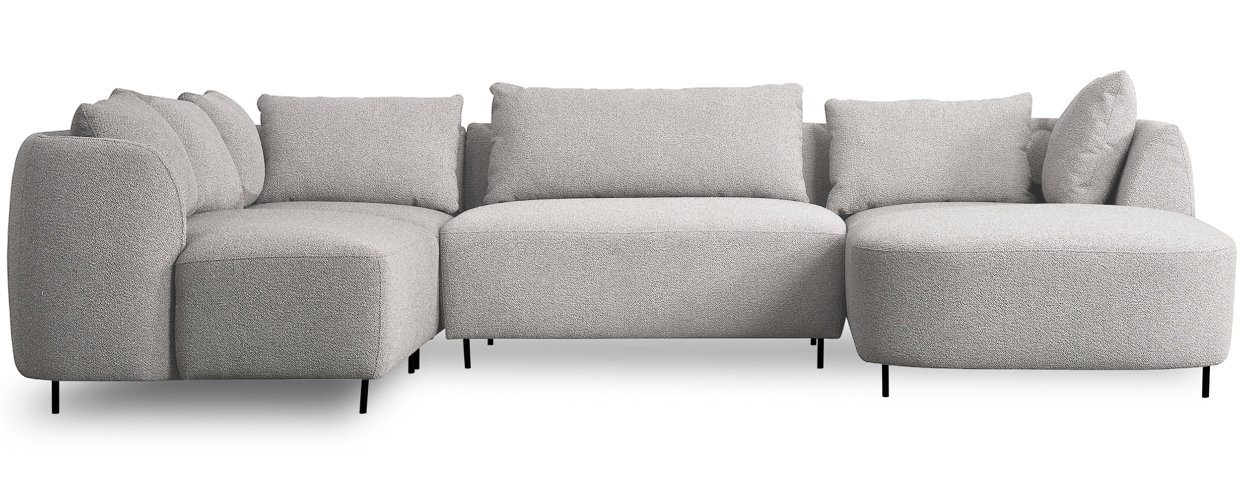selsey-lanomi-modulares-ecksofa-u-f-rmig-links-hellgrauer-boucl-stoff-loop image 1