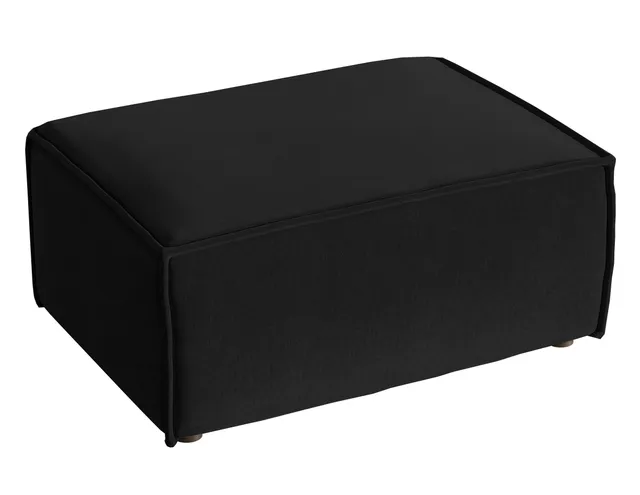 selsey-copertino-hocker-65x90-cm-schwarz-wasserabweisender-samt image 1