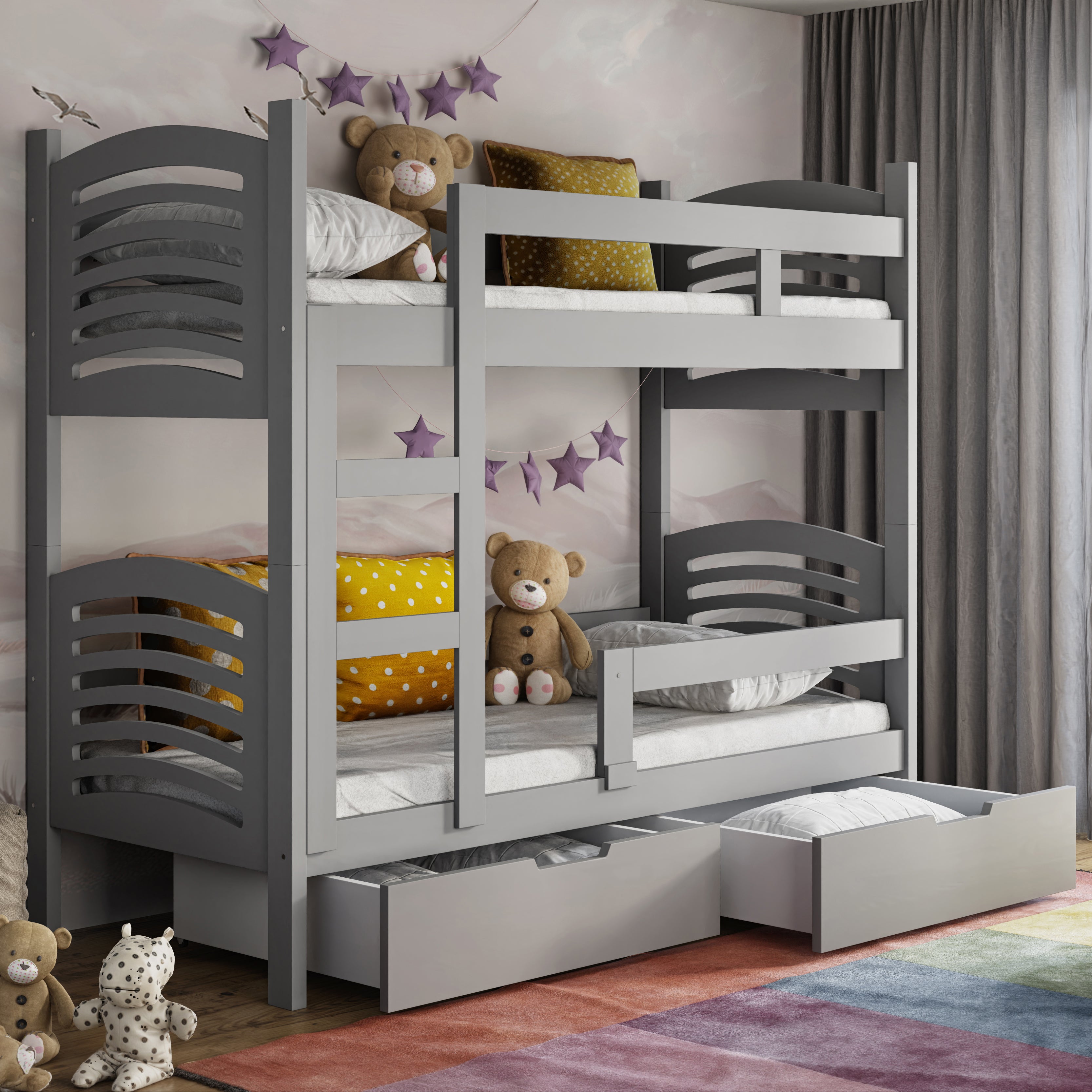 selsey-cami-etagenbett-75x180-cm-mit-schubladen-grau image 2