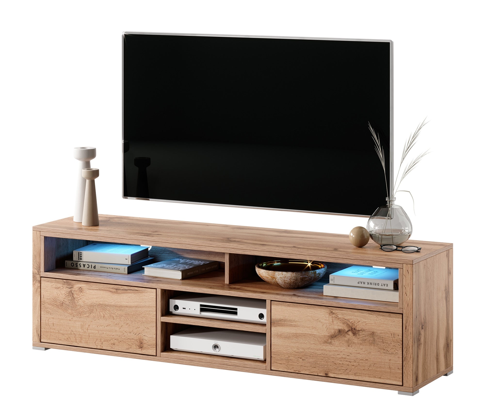 selsey-laksa-tv-schrank-wotan-eiche-mit-beleuchtung image 6