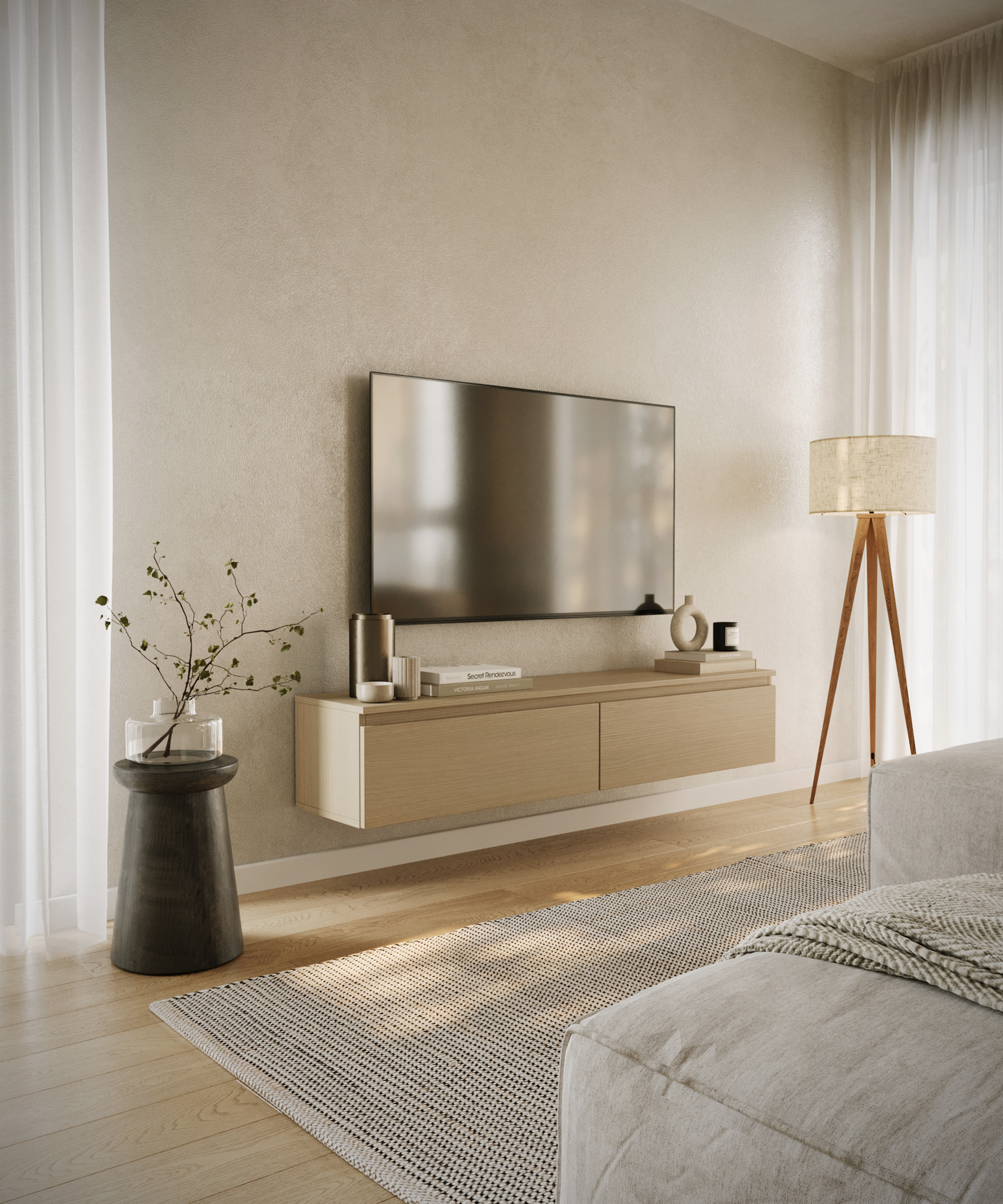selsey-bemmi-h-ngender-rtv-schrank-150-cm-lindberg-eiche image 2