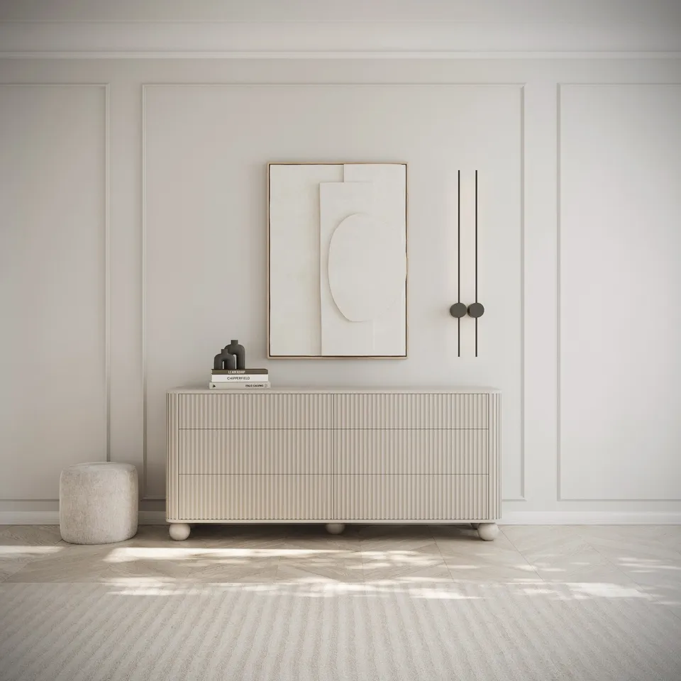 selsey-arvello-kommode-168-cm-mit-6-schubladen-fr-sungen-kugelf-e-beige-sandfarb image 1