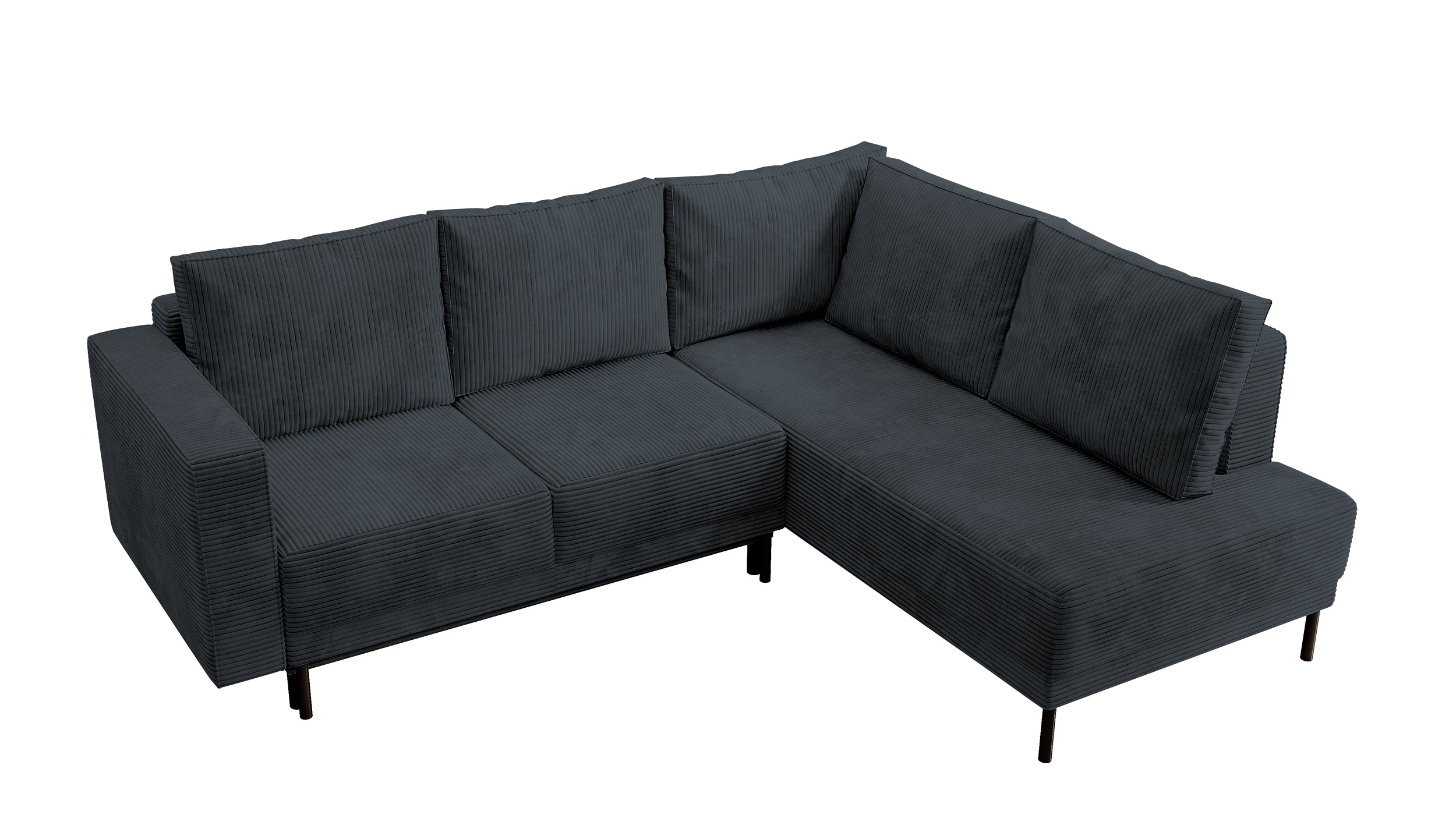 selsey-rodario-ecksofa-rechts-mit-schlaffunktion-und-bettkasten-dunkelgrau-cord image 5