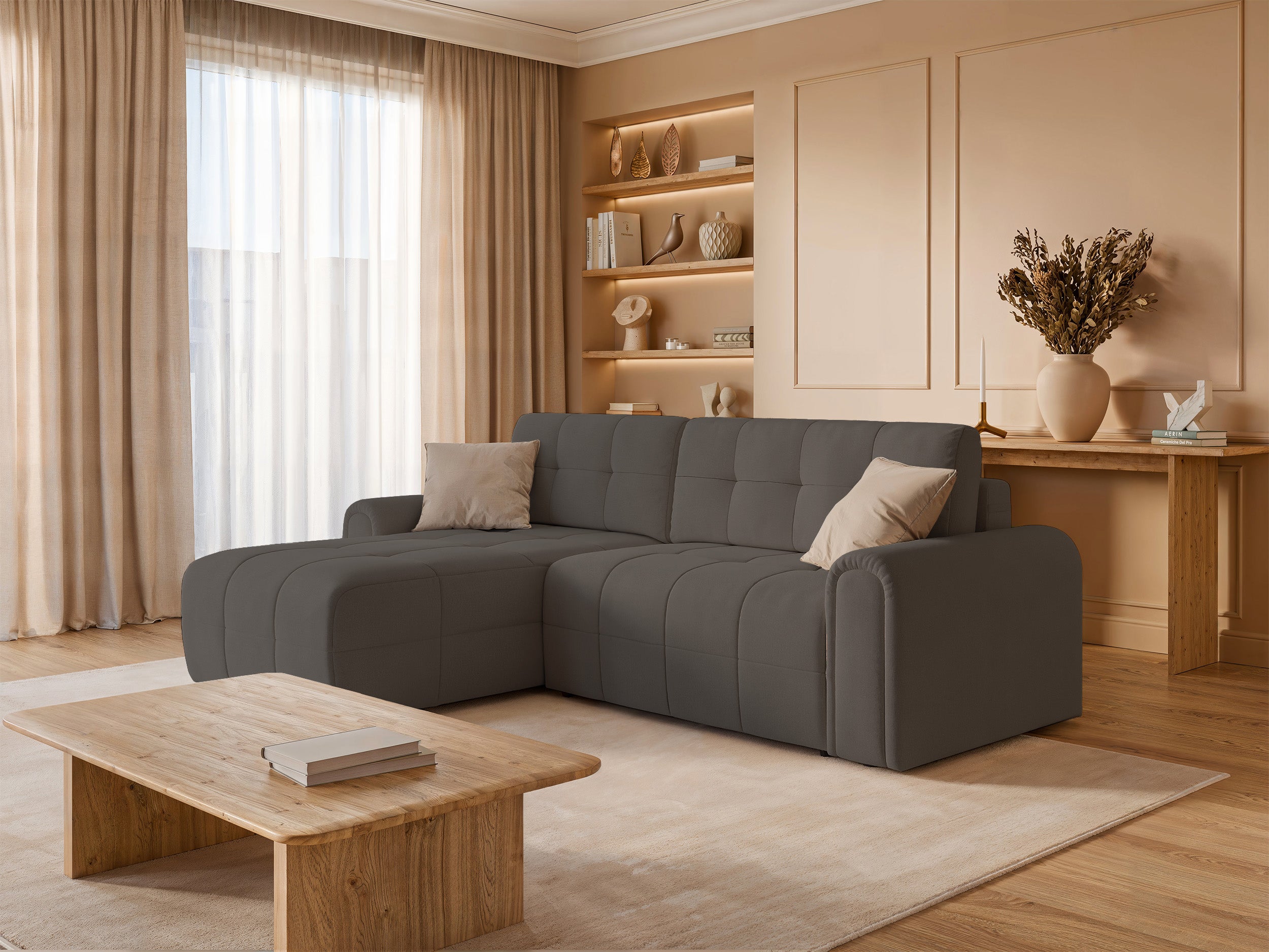 selsey-ecksofa-simolla-l-links-mit-schlaffunktion-grau-braunes-chenille-mit-stau image 5