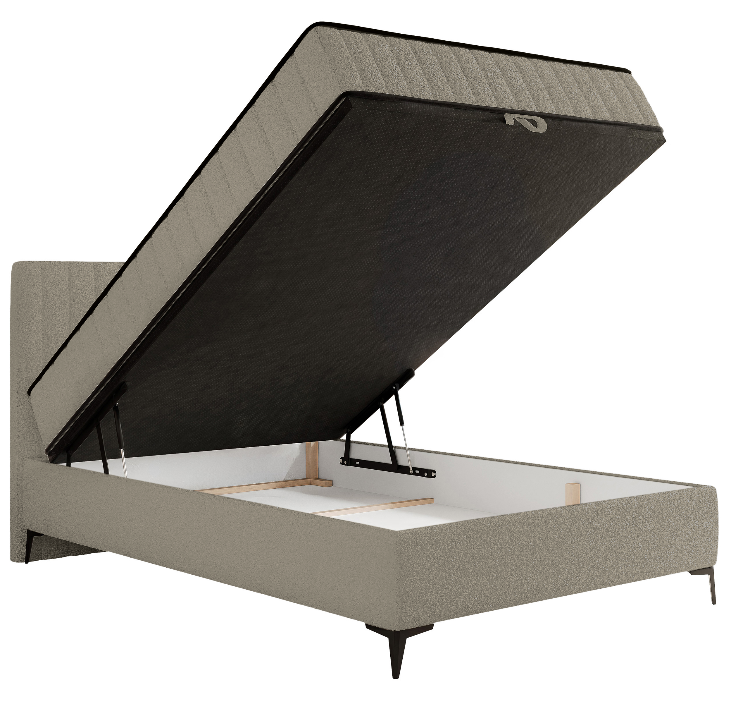 selsey-mufasso-kontinentalbett-140x200-cm-mit-stauraum-dunkelbeige-boucl image 6