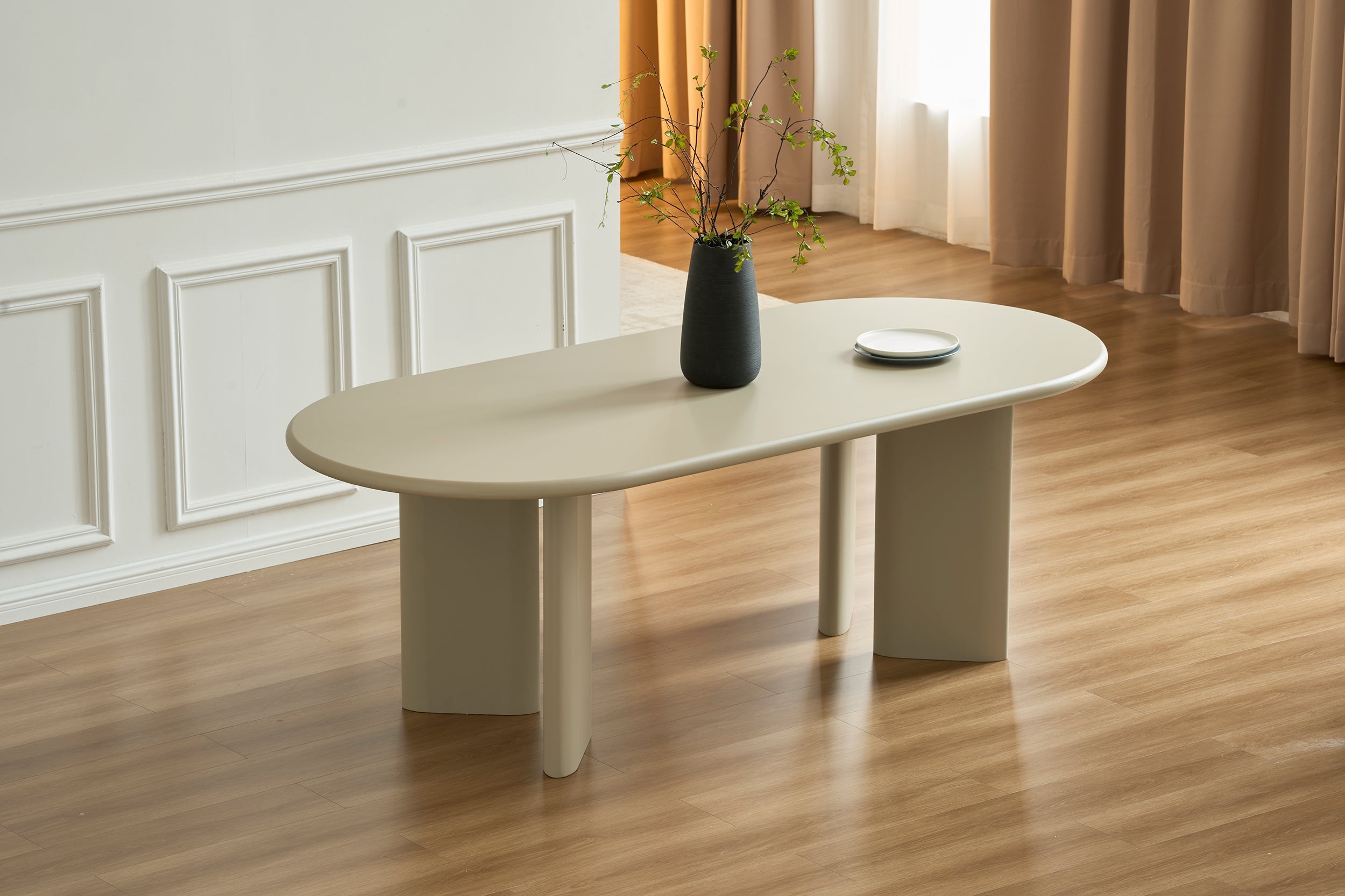 selsey-catics-esstisch-200x90-cm-beige-matt-mdf image 2