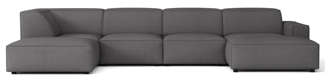 selsey-sellmo-u-f-rmiges-modulares-ecksofa-mit-hocker-links-dunkelgrauer-hydroph image 1