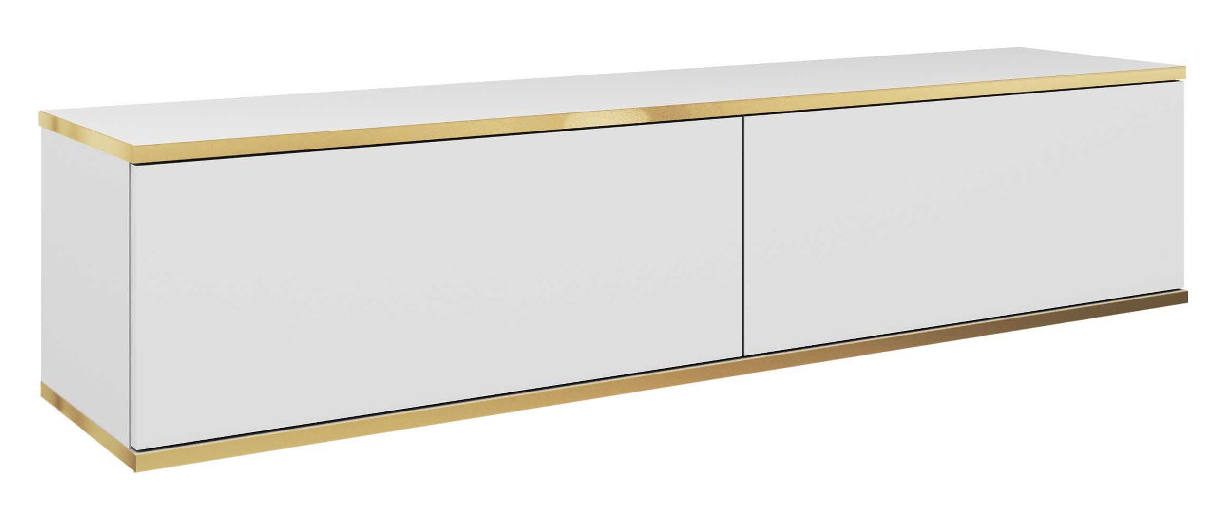 selsey-mucalma-tv-schrank-135-cm-wei-mit-goldenen-applikationen image 1