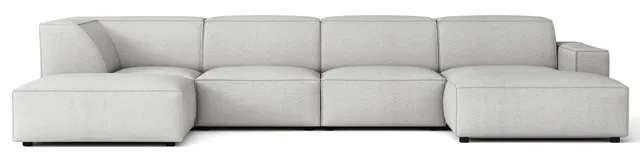selsey-sellmo-u-f-rmiges-modulares-ecksofa-mit-hocker-links-hellgrauer-hydrophob image 1
