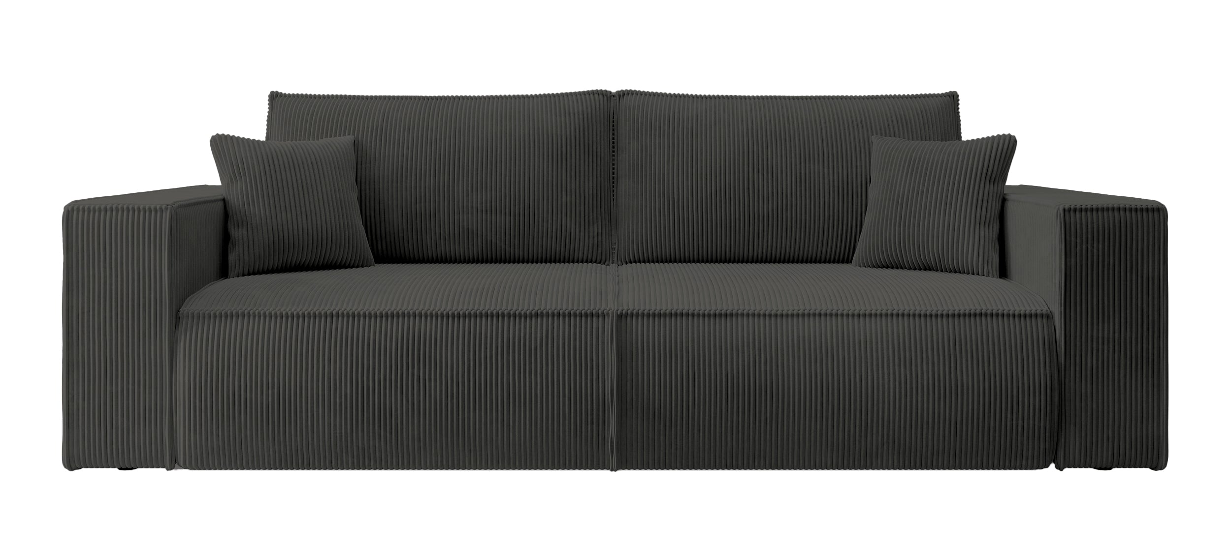 selsey-farese-3-sitzer-schlafsofa-mit-stauraum-dunkelgrauer-cord image 4