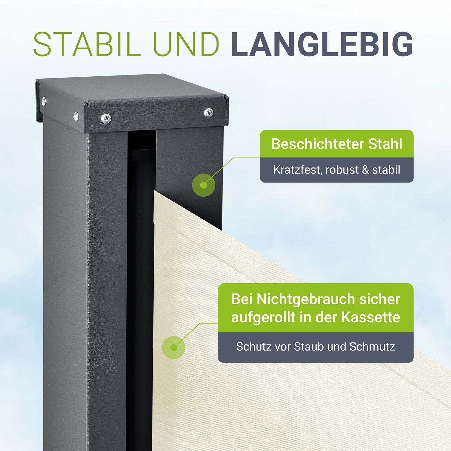 juskys-seitenmarkise-dubai-beige-300-x-180-cm-ausziehbarer-sicht-sonnenschutz image 4