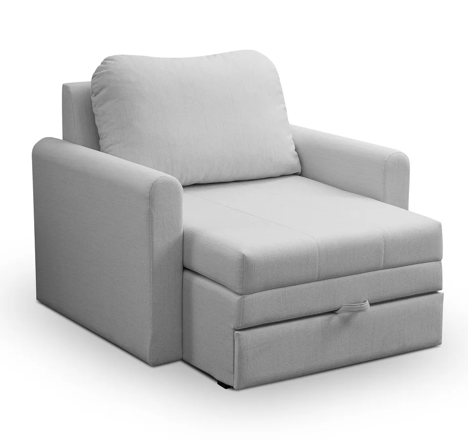 selsey-dejano-klappbarer-sessel-mit-ausziehbett-hellgraues-geflecht image 1