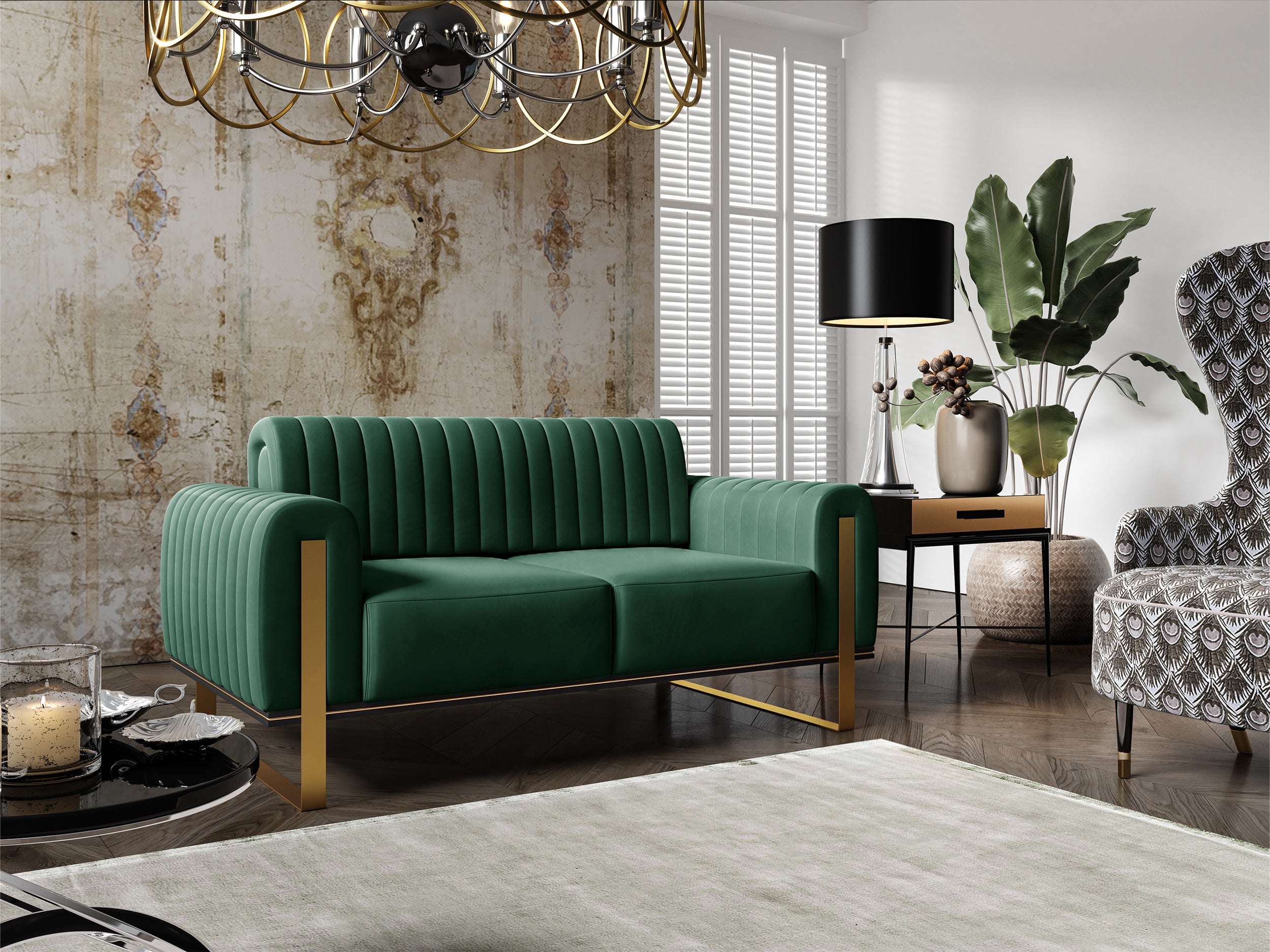 selsey-parissa-zweisitzer-sofa-gr-n-samt image 4