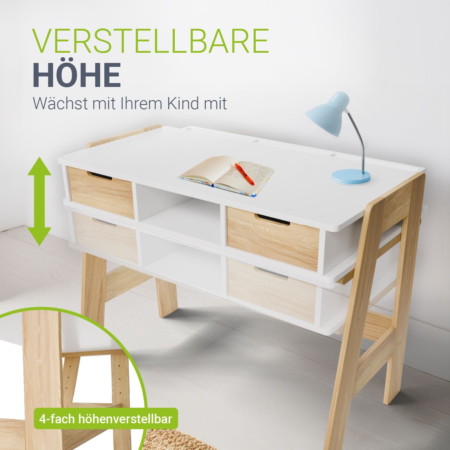 juskys-kinder-schreibtisch-fietje-h-henverstellbar-wei image 3