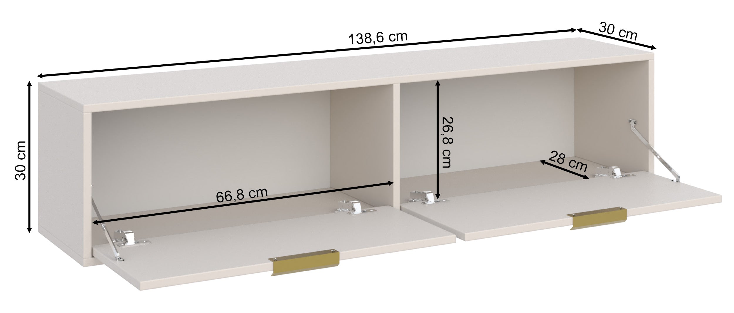 selsey-vena-h-ngender-tv-schrank-140-cm-mit-zwei-klappen-kaschmir image 6