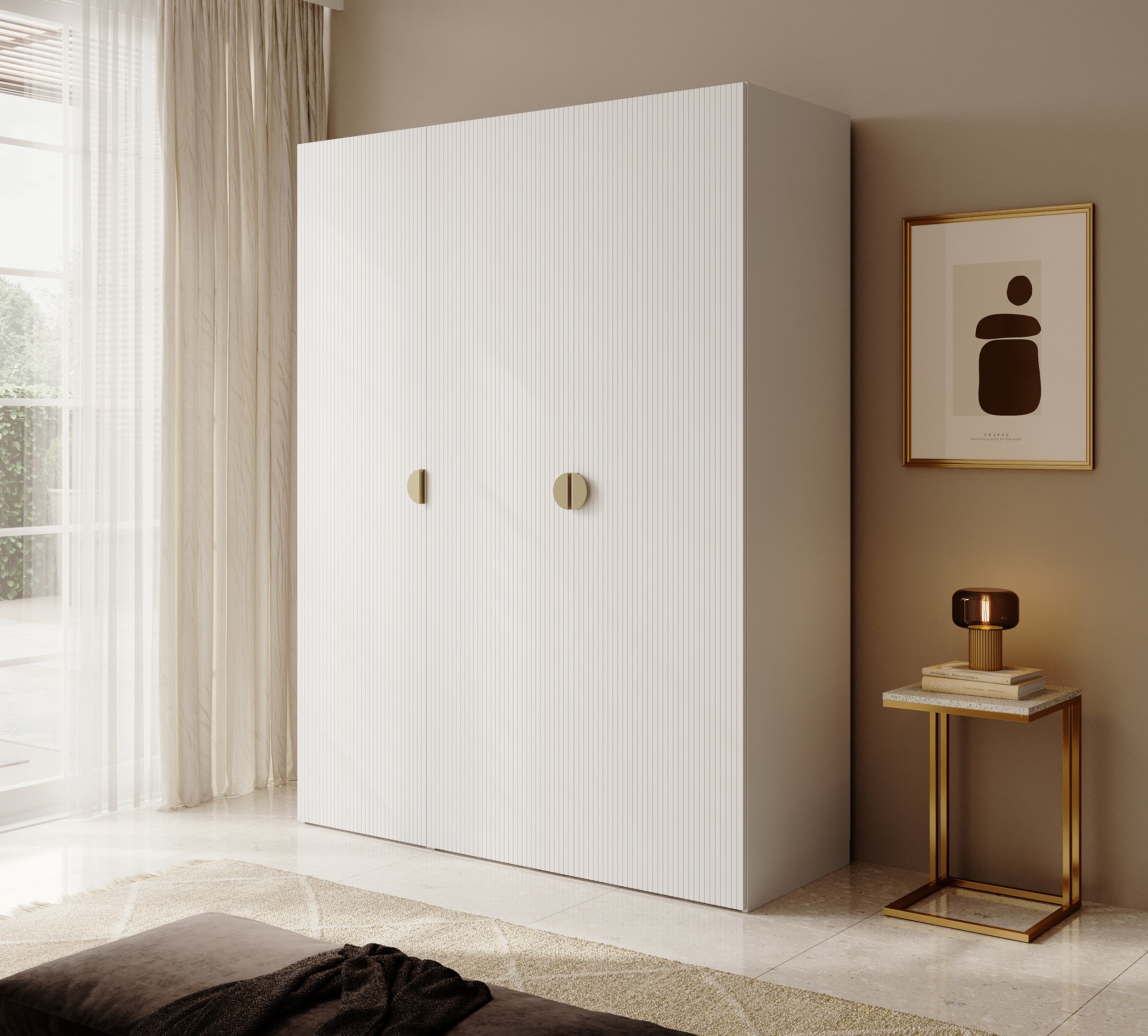 selsey-moonir-dreht-renschrank-150-cm-wei-lange-kleiderstange-7-regale-container image 2