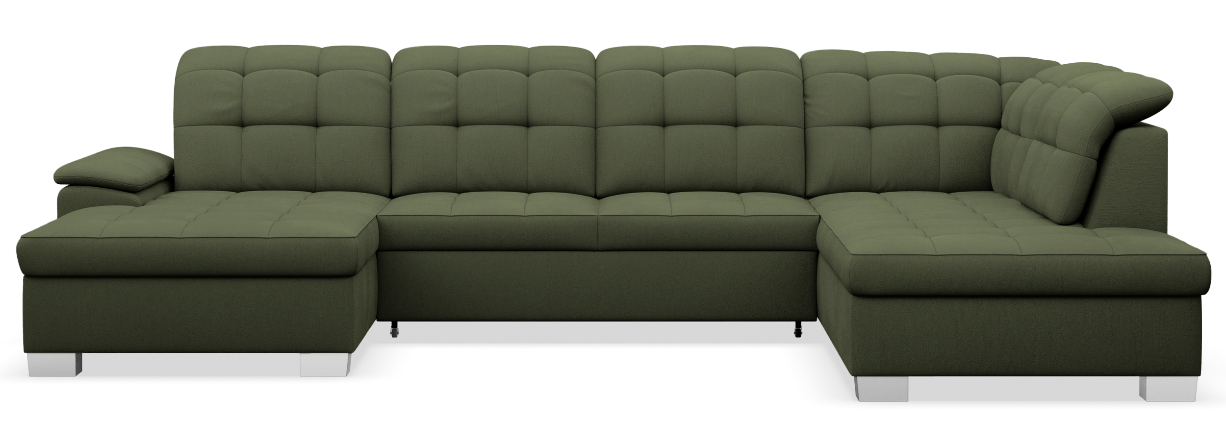 selsey-jamaal-ecksofa-mit-schlaffunktion-u-f-rmig-linksseitig-mit-stauraum-khaki image 1