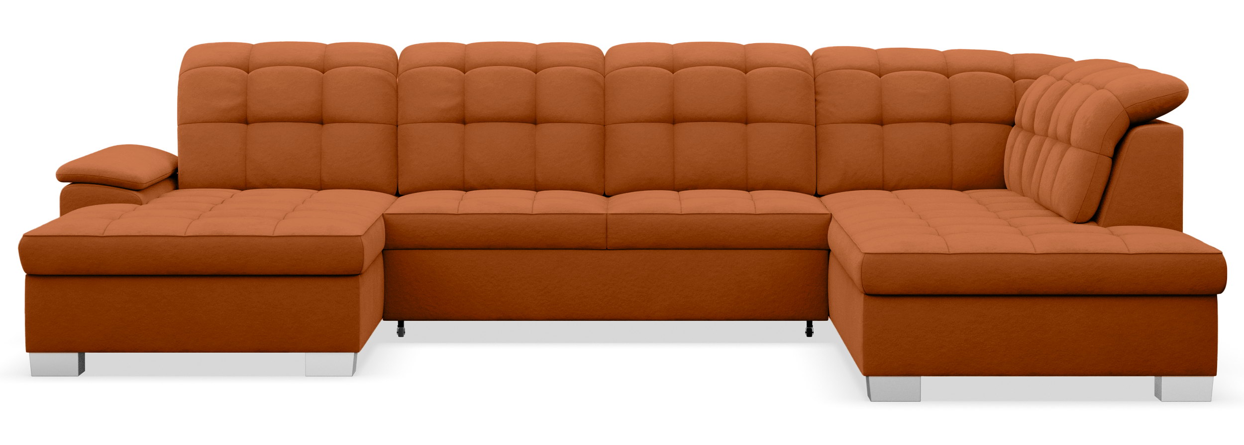selsey-jamaal-ecksofa-mit-schlaffunktion-u-f-rmig-links-mit-stauraum-kupferfarbe image 1
