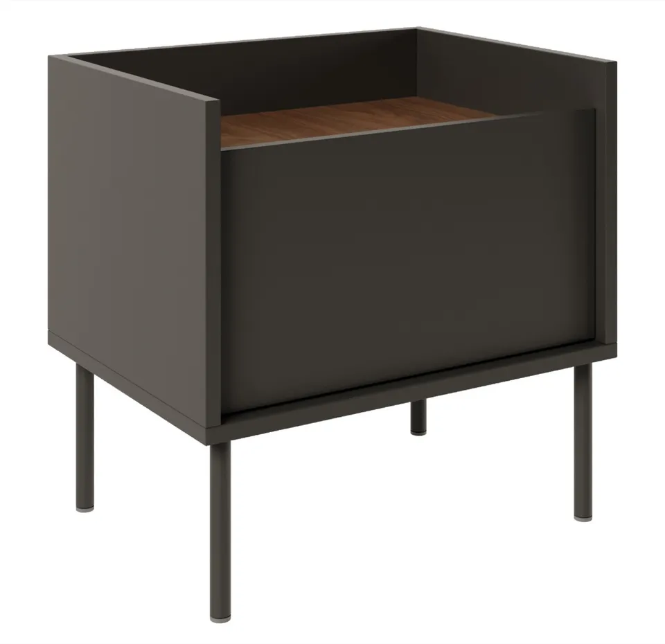 selsey-tovi-nachttisch-mit-einer-t-r-50-cm-schwarz-wisconsin-nussbaum image 1