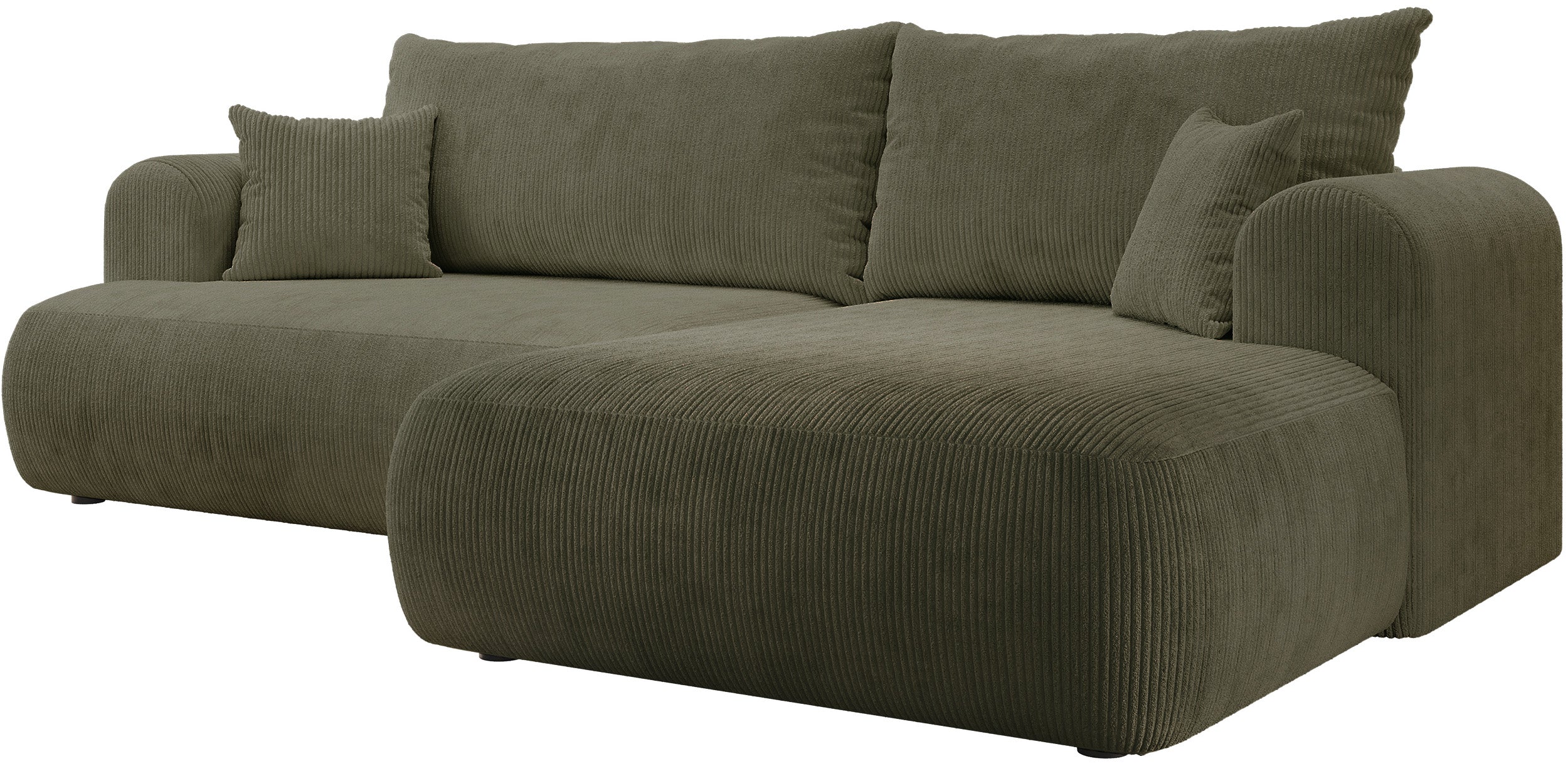 selsey-ovo-cord-ecksofa-mit-schlaffunktion-l-form-rechts-olivgr-ner-cord image 6