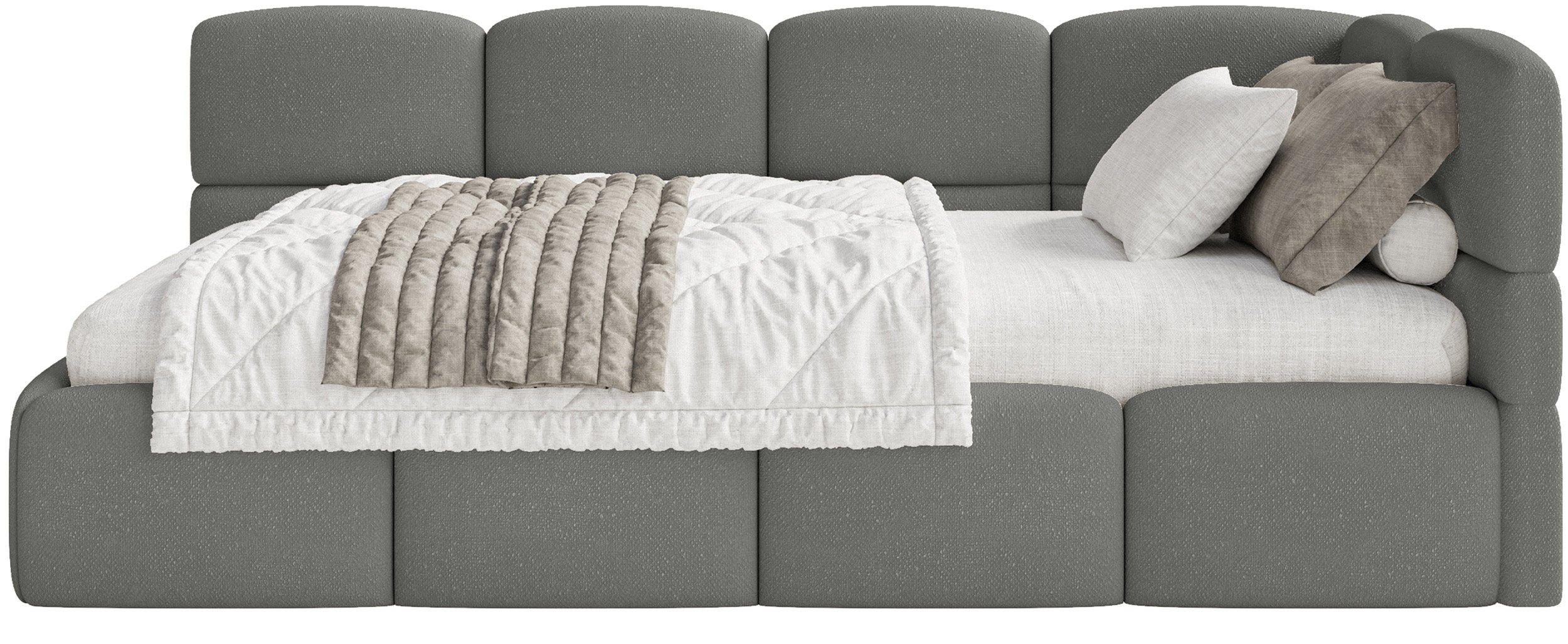 selsey-cloudy-jugendbett-90x200-cm-rechtsseitig-mit-stauraum-dunkelgrau-chenille image 1