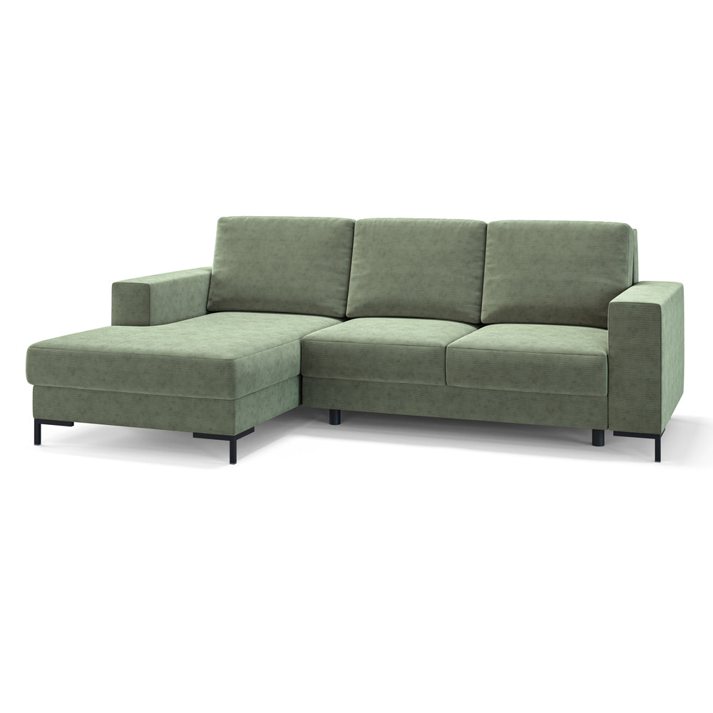 selsey-mokpeo-ecksofa-mit-schlaffunktion-links-gr-ner-cord-l-form image 5
