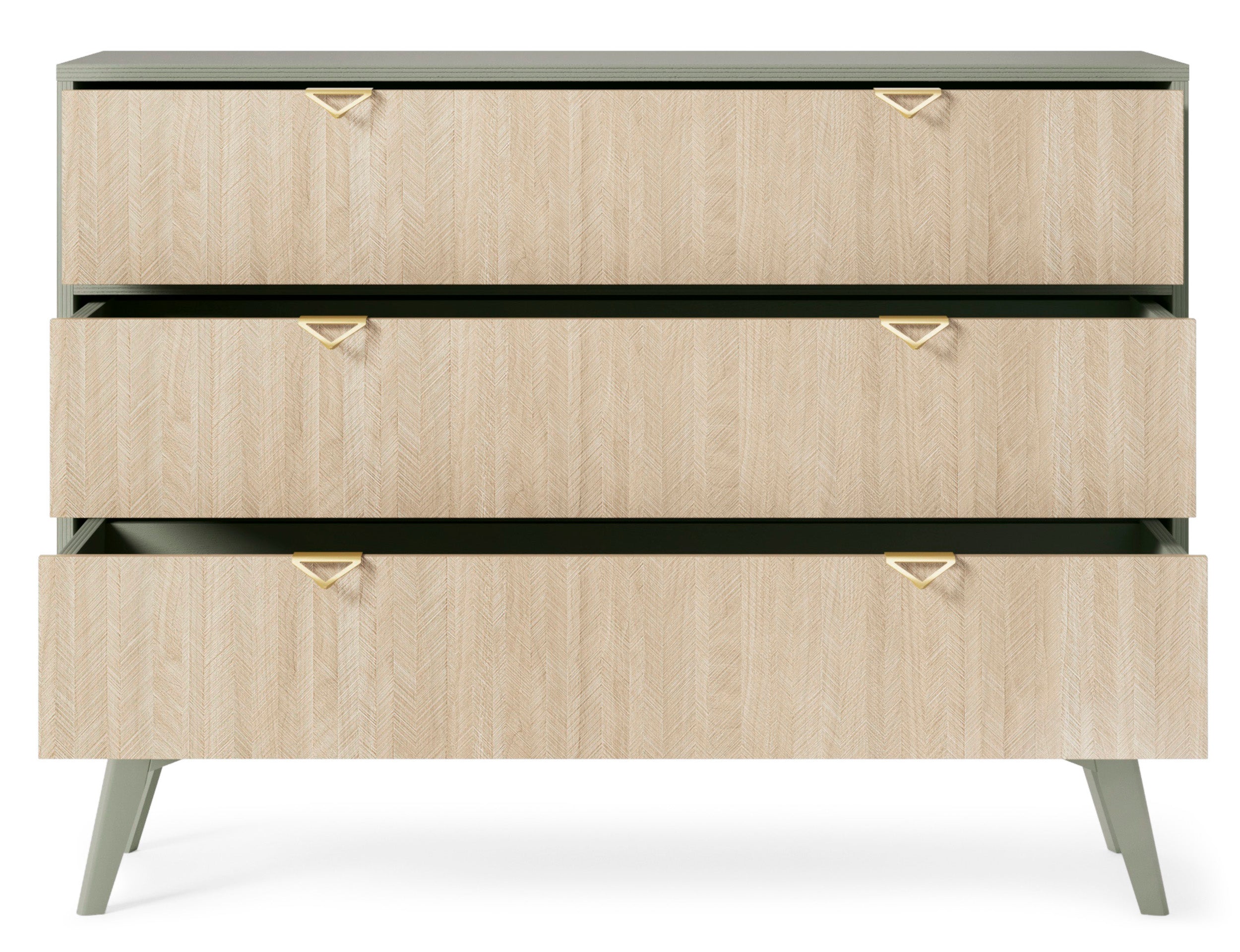 selsey-favoria-kommode-106-cm-eukalyptus-fischgr-t-goldene-griffe-mit-schubladen image 5