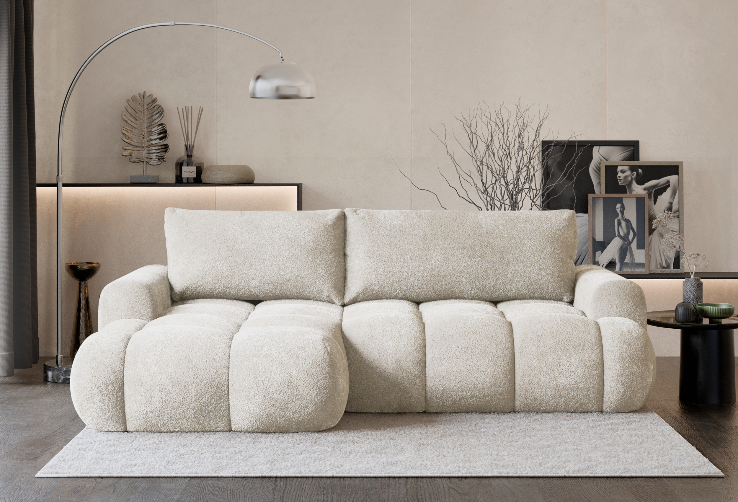 selsey-ombo-mini-ecksofa-mit-schlaffunktion-l-links-cremefarbenes-boucl-mit-stau image 3