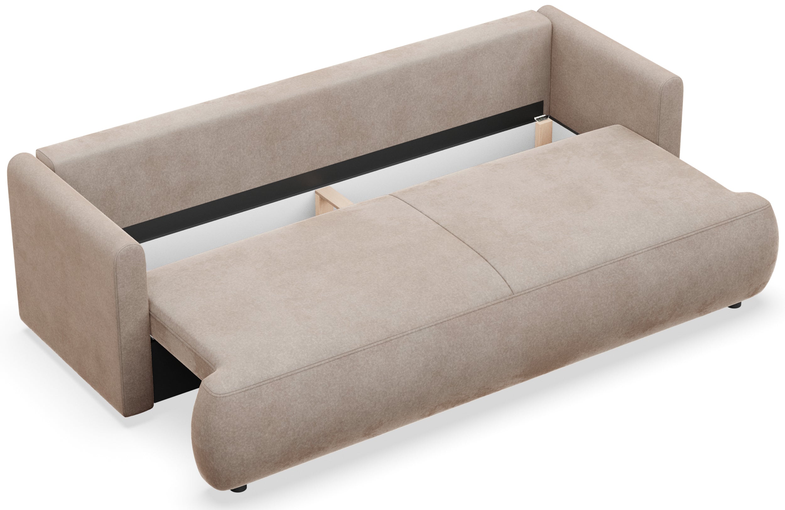 selsey-ovo-mini-drei-sitzer-schlafsofa-mit-stauraum-beige-velours image 3