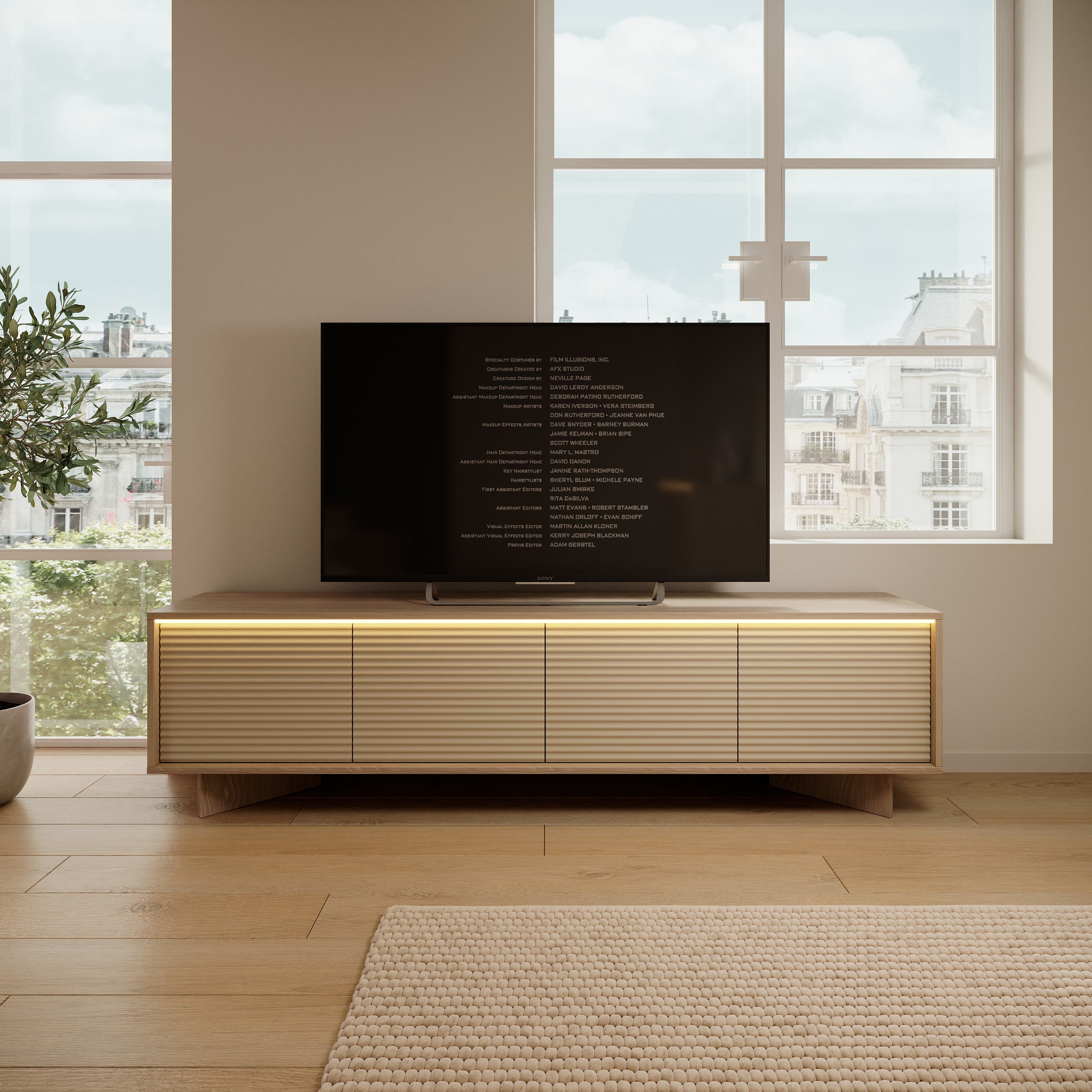 selsey-semi-tv-schrank-204-cm-4-t-rig-mit-led-bolivar-natur-cappuccino image 2