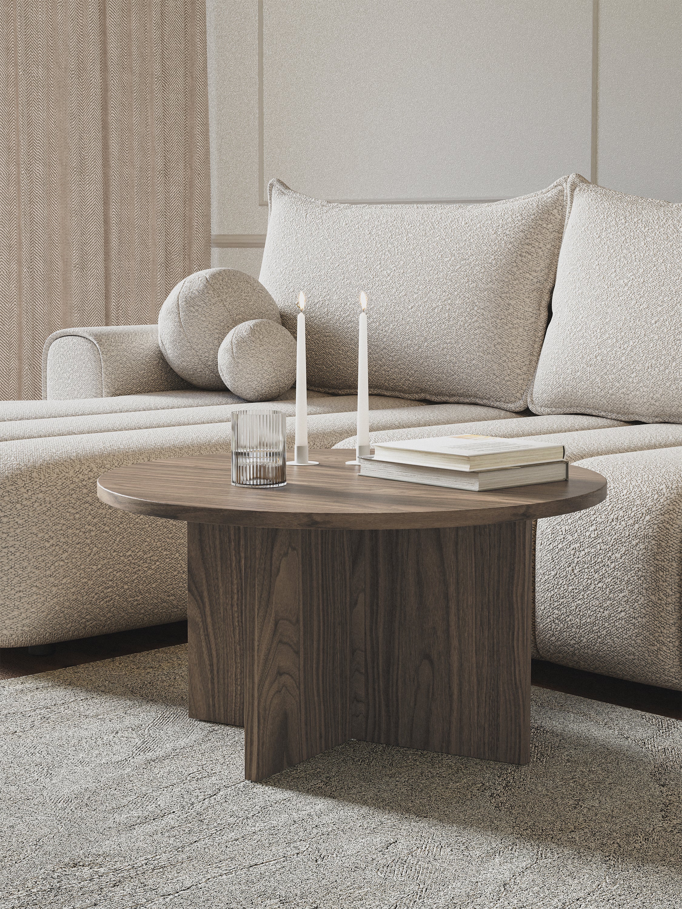 selsey-ovo-couchtisch-rund-76-cm-wisconsin-nussbaum image 2
