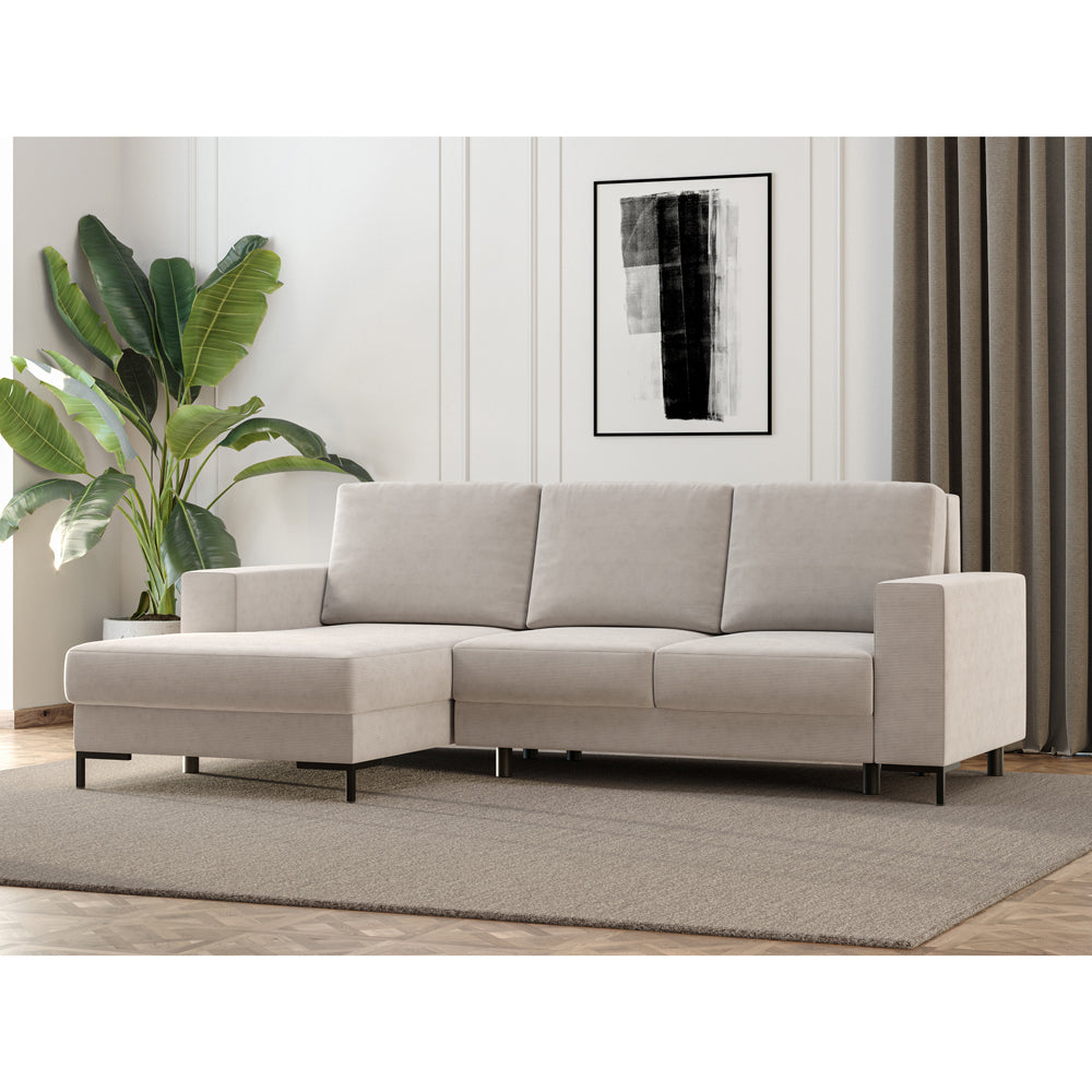 selsey-mokpeo-ecksofa-l-links-mit-schlaffunktion-beige-cordstoff-2x-stauraum image 2