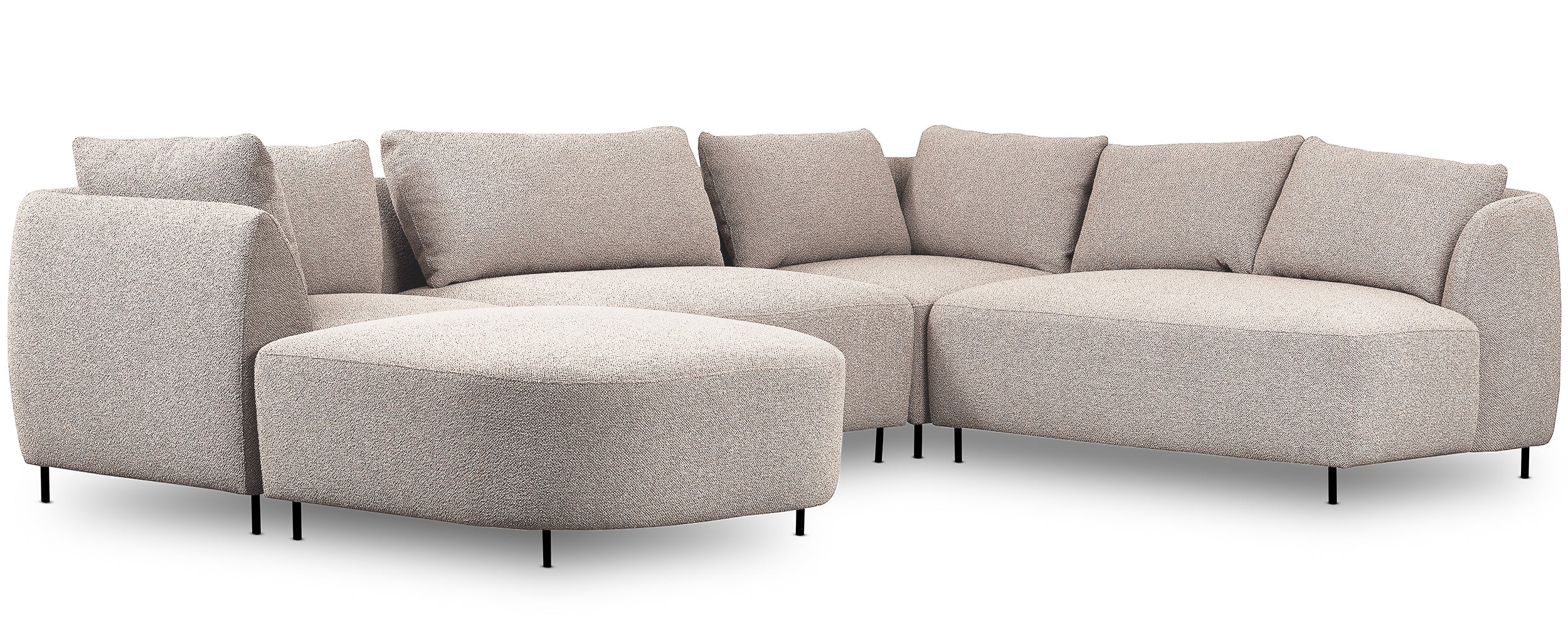 selsey-lanomi-modulares-ecksofa-u-f-rmig-rechts-grau-beige-boucl image 3