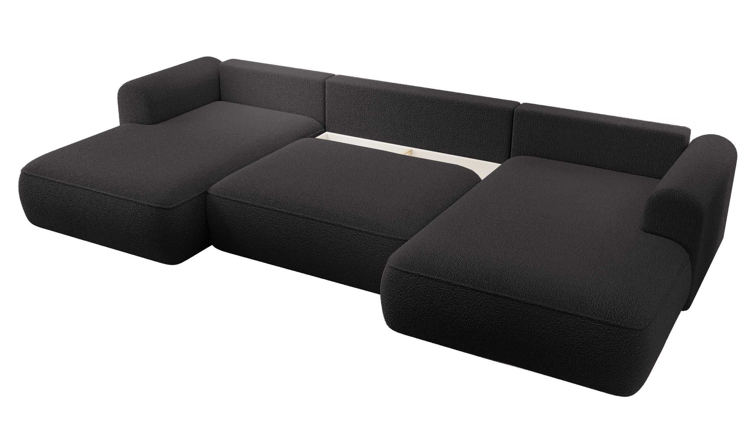 selsey-ovo-u-f-rmiges-ecksofa-mit-schlaffunktion-und-stauraum-boucl-dunkelgrau image 4