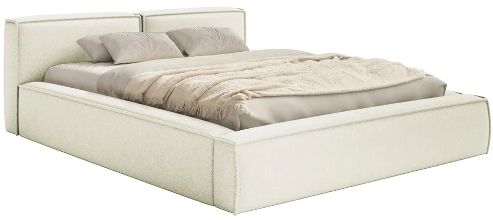 selsey-tilves-slim-low-polsterbett-200x200-cm-mit-stauraum-creme-chenille image 1