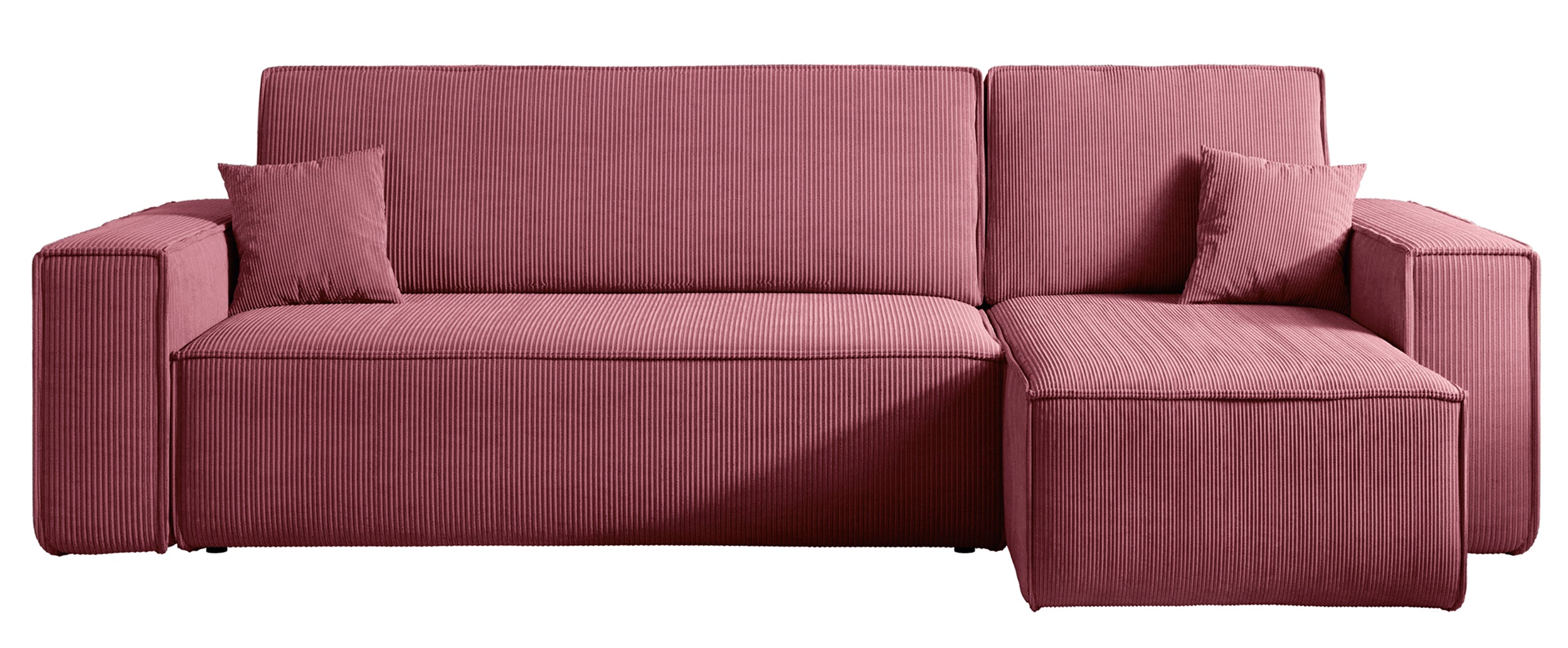 selsey-ecksofa-scarlo-l-f-rmig-mit-schlaffunktion-und-stauraum-dunkelrosa-cord-u image 1