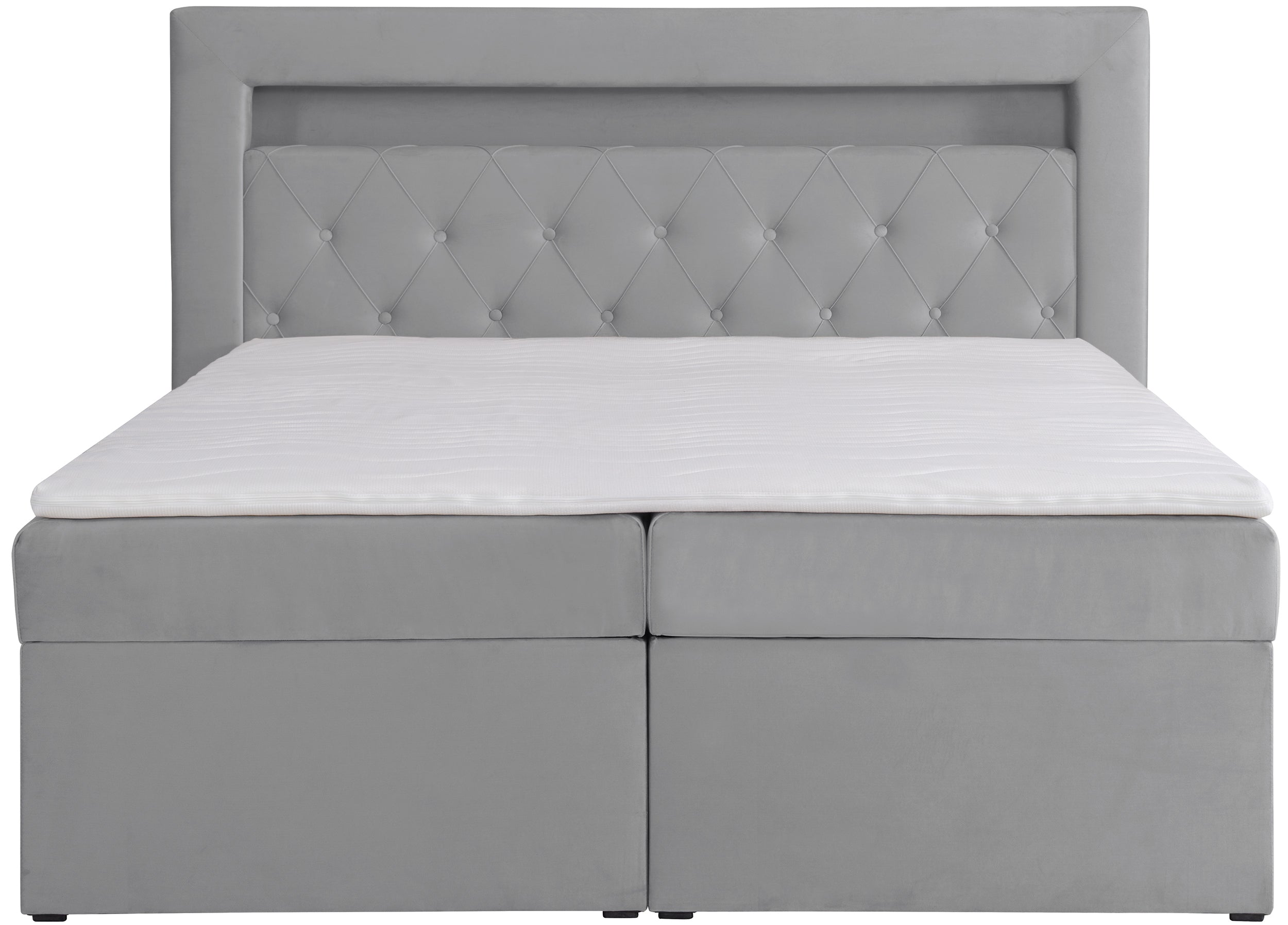 selsey-goldess-kontinentalbett-140x200-cm-grauer-samt-mit-stauraum-und-led-beleu image 5