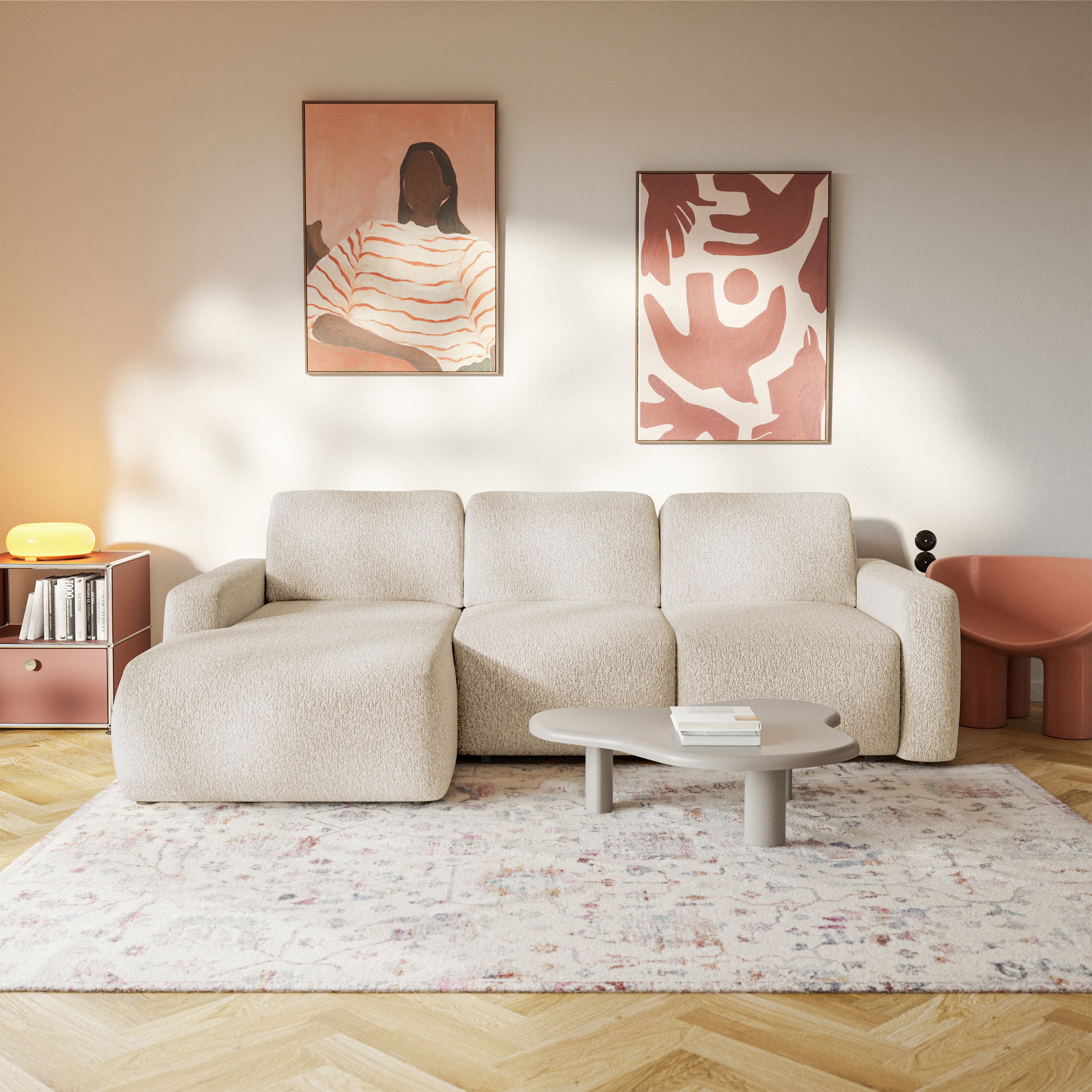 selsey-carnos-mini-ecksofa-l-form-links-mit-schlaffunktion-hellbeige-chenille image 2