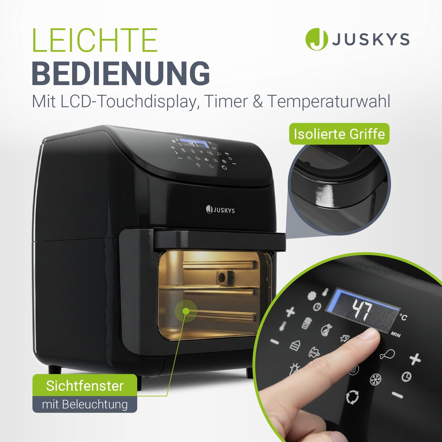 juskys-hei-luftfritteuse-12l-mit-10-programmen-schwarz-display image 6