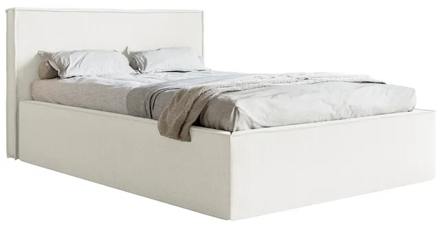 selsey-lucera-polsterbett-140x200-cm-mit-stauraum-cremefarbenes-chenille image 1